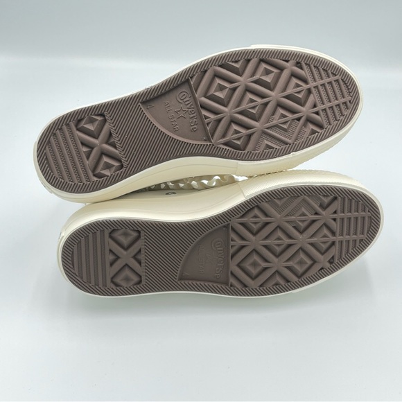 Converse Chuck Taylor  All Star Hi-Top Leather Platform Women 6 Vintage White - Picture 8 of 8